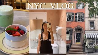 A FEW DAYS LIVING IN NYC VLOG: NEW ROUTINE, WORKOUT CLASSES &amp; MEDITERRANEAN SALAD!