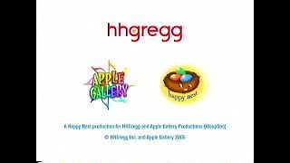 Hhgregg X2 Apple Gallery Happy Nest Logo 2006