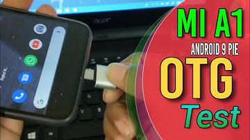 OTG Dongle Test on Mi A1 after Android Pie 9.0 Update || { Hindi }