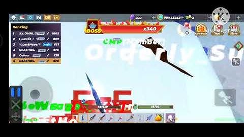 (blockmango) skyblock . i ma going to kill boss with auto clicker 😜😜