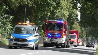 [TUIS Einsatz & PTZ10] Einsatzfahren zum Chemiebrand in Kempen