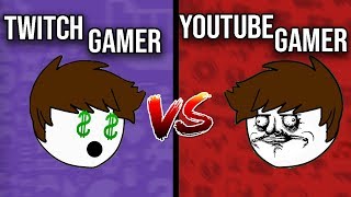 Twitch Gamer Vs Youtube Gamer by StickyZ 45,108 views 5 years ago 3 minutes, 36 seconds