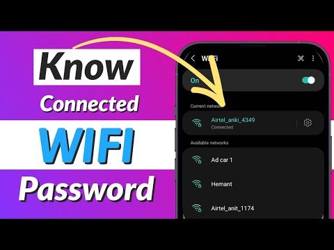 How to get connected Wifi Password