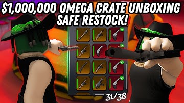 $1,000,000 OMEGA CRATE UNBOXING! Restocking my ENTIRE SAFE with OMEGA CRATES! (I finally got lucky!)