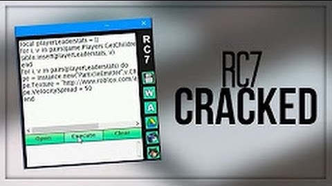 [Roblox Exploit] RC7 CRACKED Working In MARCH !! NO SHUTDOWN FIXED!! LVL7 !!]