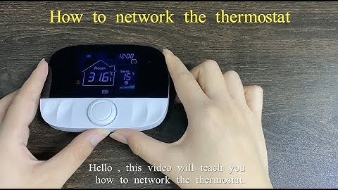 How to configure the network of the RF wireless  thermostat. -15