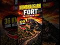 Kumbhalgarh Fort Mystery 😱 2nd Longest Wall in the World? #kumbhalgarhfort #rajasthan #facts