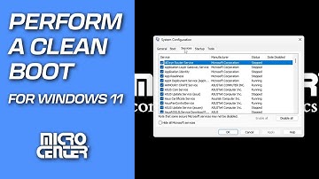 How to perform a clean boot in Windows 11 | Micro Center Tech Support