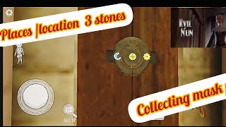 places/location of 3 stones in evil nun to collect mask piece 🤍by gaming spot screenshot 5