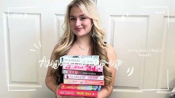August Reading Wrap-up // My first video!!📚🥳