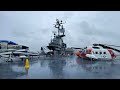 A Navy Carrier, Super Sonic Jet and Submarine all at The Intrepid Sea Air And Space Museum in NYC