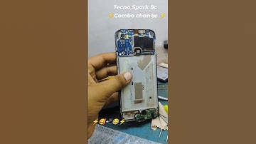 Tecno Spark 8c damage🥰 Lcd change 📲combo change ⚡ Viralsort video#trendingaudio track #mobialripair🪛