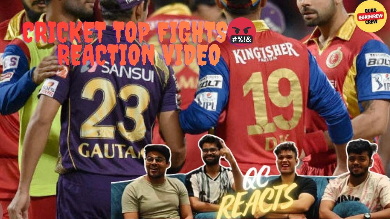 TOP 10 WORST FIGHTS IN CRICKET | QCREACTS - YouTube
