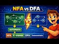 NFA vs DFA Explained | Finite Automata in Compiler Design & Theory of Computation