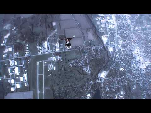 Thrown out of airplane scene