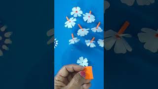 Paper Parijat Flower 🌸 | Easy DIY Craft #shorts