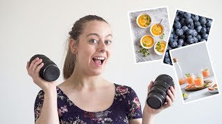 Which LENSES should I use for FOOD PHOTOGRAPHY?!