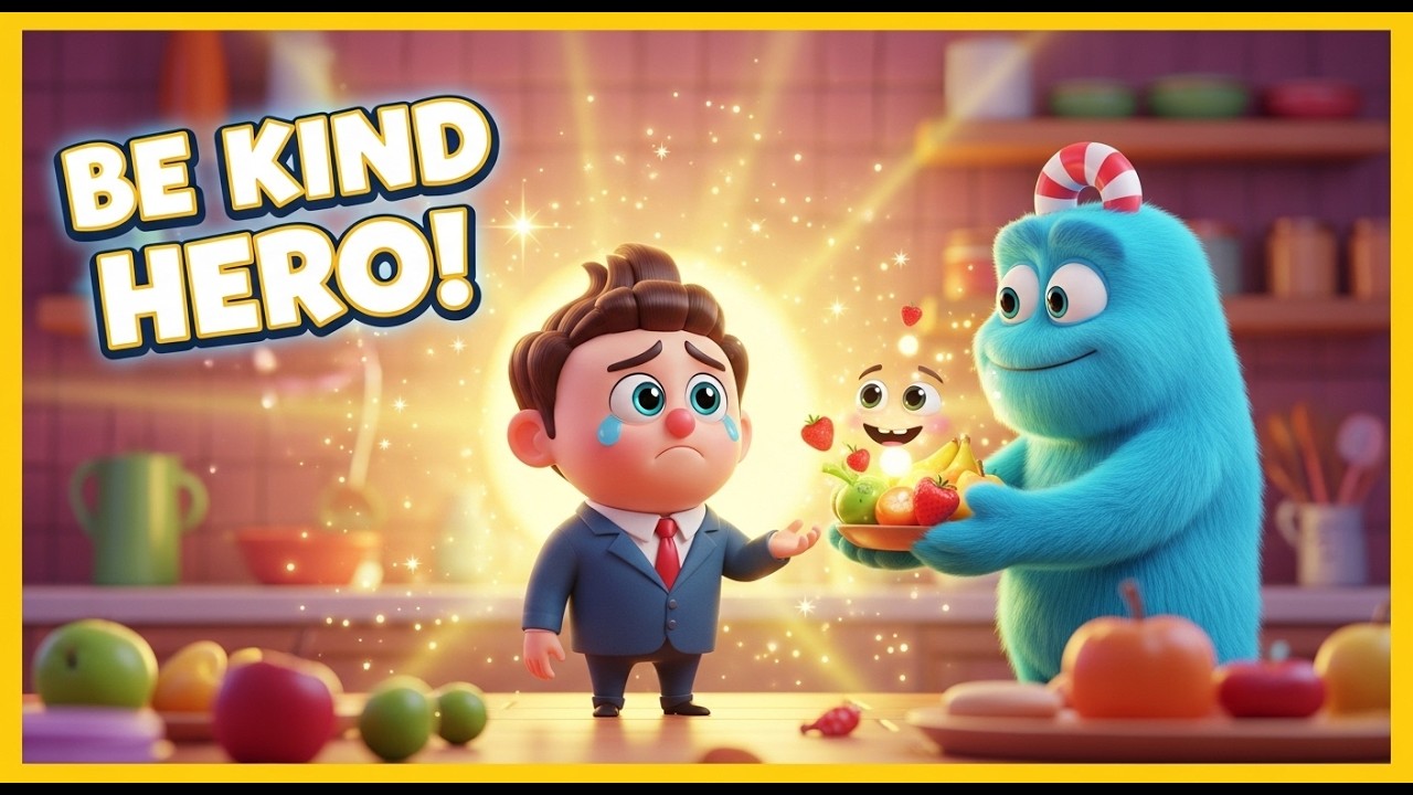 The Junk Food Villain Wants To Be Good 🍔 | Kindness Story for Kids ...