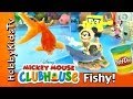 Mickey Mouse Dives in the Fish Tank! Surprise Sea Eggs with HobbyKidsTV