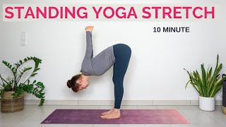 10 min Full Body Standing Yoga Stretch | Yoga without mat | Home Office Yoga Break