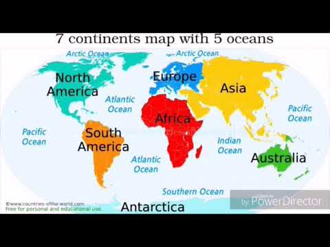 World Map Tricks 7 Continents And 5 Oceans Tricks Youtube