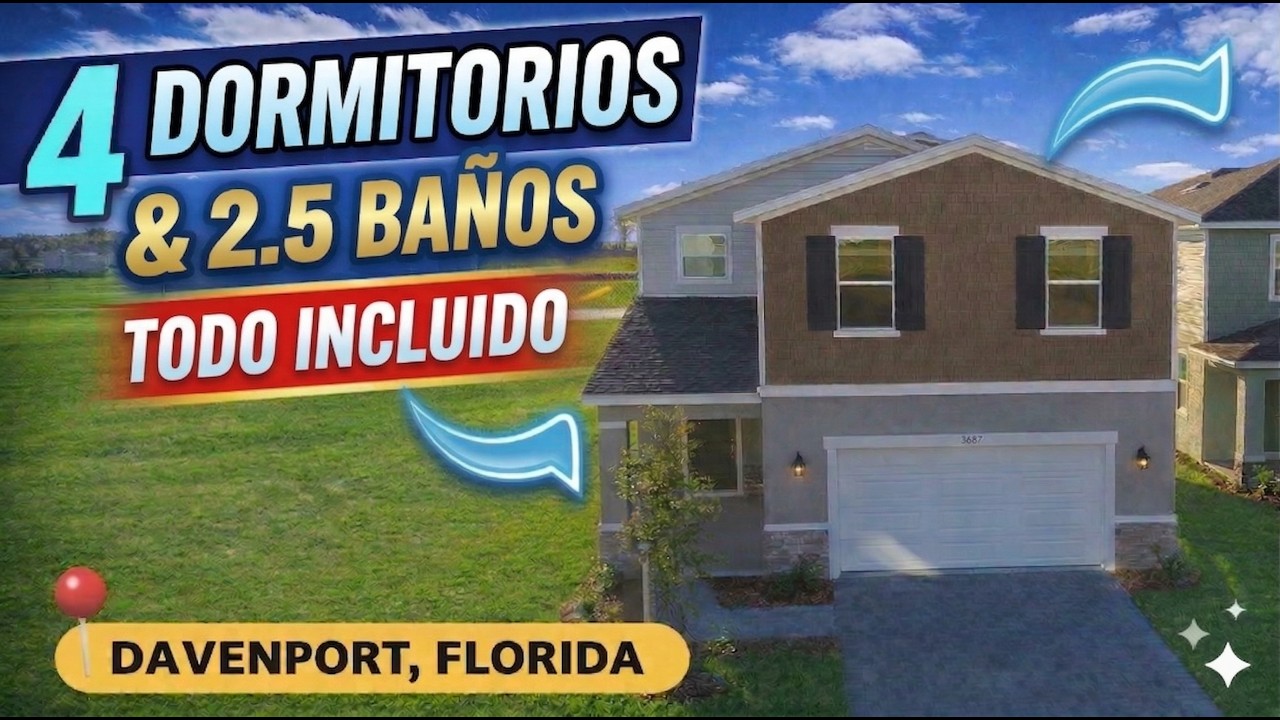 Aún puedes comprar una casa nueva en Florida por menos de $400K