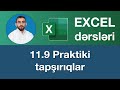 Excel Praktiki tapşırıqlar , Modul#11 | Excel practise | Excel pratiği | Практика в Excel