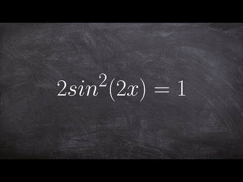 Solving for sine