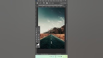 Wavy Water Reflection Effect in Photoshop | #photoshop #shorts #image #wavy #reflections