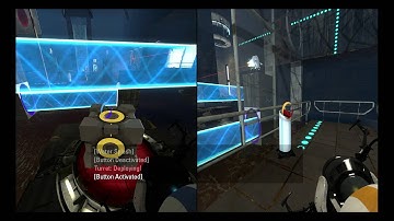 Portal 2 Split Screen Co-op Part 7