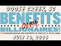 Benefits Over Billionaires Town Hall in Goose Creek, SC, with Congressman Ro Khanna & Partners!