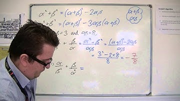 AQA Further Pure 1 (FP1) 1.06 Using Alpha^2 + Beta^2 and Alpha^3 + Beta^3
