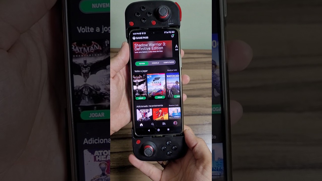 Gamepad mais barato que achei: BSP D3, custa R$ 140 a R$ 200, coloca um Game  Pass nele e seu celular vira um console portátil ou jogue emuladores e jogos  de celular 