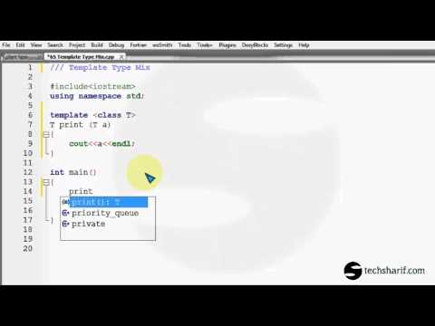 bangla c++ video tutorial 65 Template Type Mix