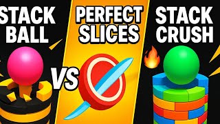 Stack ball vs Perfect Slices vs stack crush screenshot 4