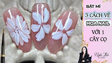 Bật mí 3 cách vẽ hoa nail chỉ với 1 cây cọ