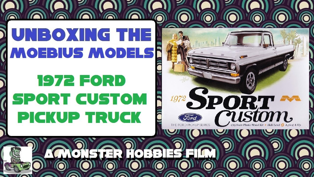 MOEBIUS MODELS 1967 FORD F-100 SERVICE BED PICKUP TRUCK 1/25 SCALE MODEL KIT eBa