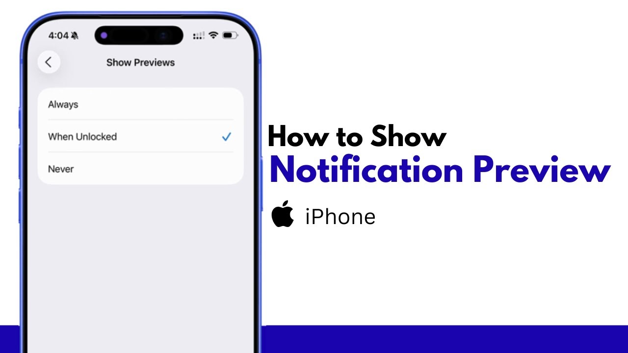How to Show Notification Previews on the Lock Screen on iPhone - YouTube
