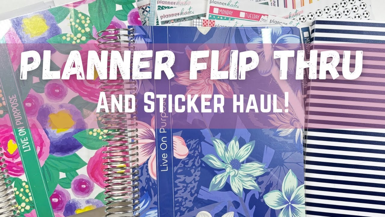 New 2025 Agendio Planner Flip Thru and PlannerKate sticker haul - YouTube