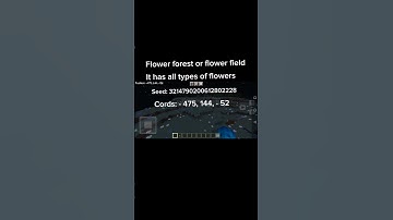 Flower forest seed #shorts #minecraft #minecraftseed