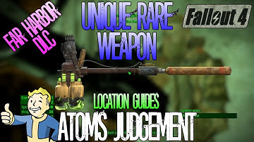 Fallout 4 | Atoms Judgement | Unique Rare Weapon | Location Guide | Far Harbor DLC