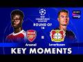 Arsenal Vs Bayer Leverkusen Round Of 16 Key Moments UEFA Champions League 2026