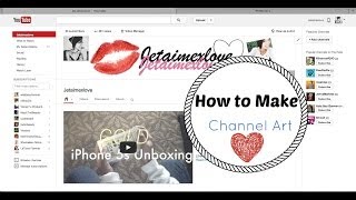 How To Make Channel Art  (YouTube Banner) screenshot 2