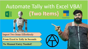 🔥 Automate Tally Data Entry: Import Dispatch Details with Two Items Using Excel VBA