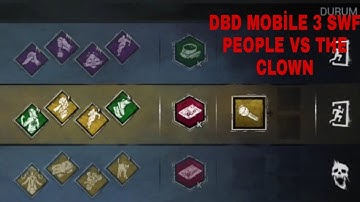 DBD MOBİLE 3 PEOPLE SWF TEAM VS CLOWN
