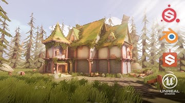 Medieval House Environment Art - Unreal Engine and Blender - Part 2