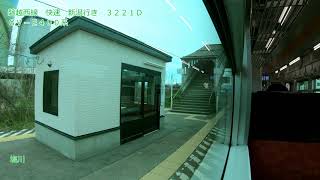 【車窓】GVｰE400系　快速あがの　会津若松－喜多方【左側】