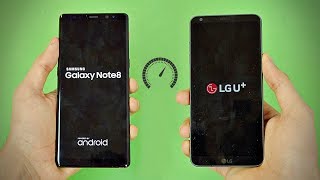 Samsung Galaxy Note 8 vs LG G6 - Speed Test! (4K)