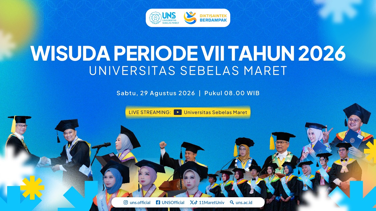 WISUDA PERIODE VII TAHUN 2026 UNIVERSITAS SEBELAS MARET