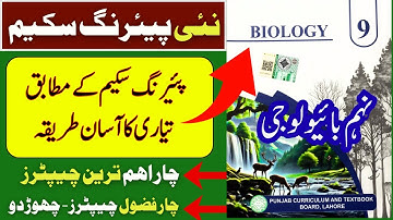 📢 9th Class Biology New Smart Syllabus 2025-26 | Revised Pairing Scheme | Important Chapters|